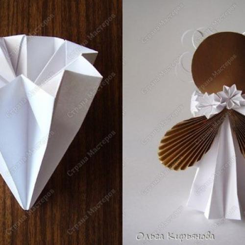 Anjelík technikou origami