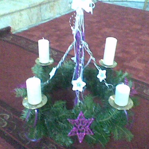 adventný veniec do kostola