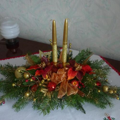 Vianočná ikebana