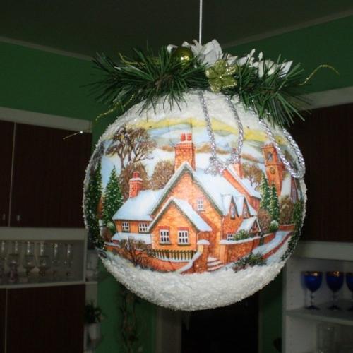 vianočná guľa ..25cm...