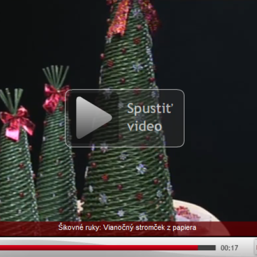 Odkaz na video papierove pletenie