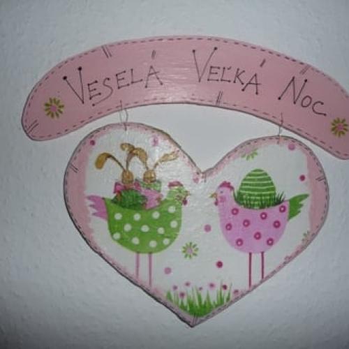 velkonočné srdiečko