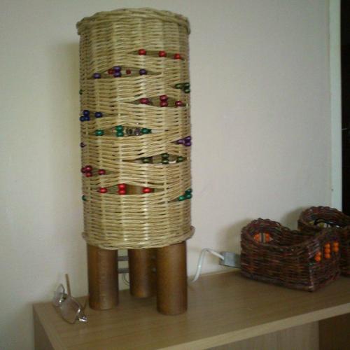Lampa s novým tienidlom cez deň