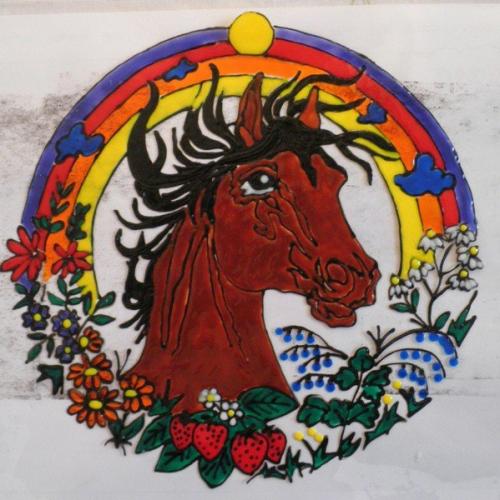 mandala s koníkom