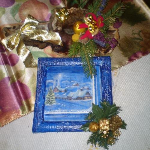 Vianočné zátišie - všetko je hand made