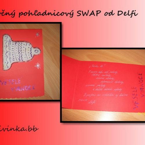 Vianočný pohľadnicový SWAP od Delfi