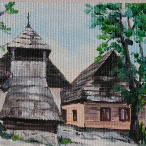 olejomaľba, Vlkolínec