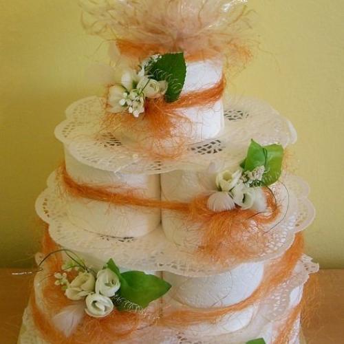 Torta z toaletného papiera