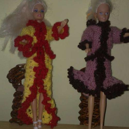 niečo pre Barbie háčkované