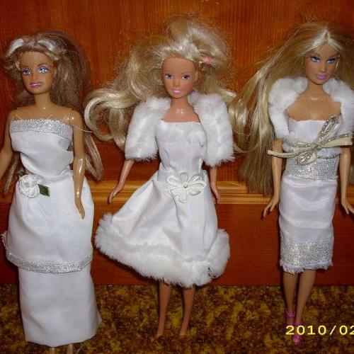 zimná kolekcia šiat pre barbie