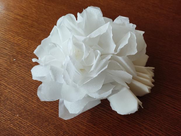 Ako vyrobiť veľký papierový pompon, návod, Tvorenie z papiera, 8 Ako vyrobiť veľký papierový pompon, návod, Tvorenie z papiera, Dasa_, 8