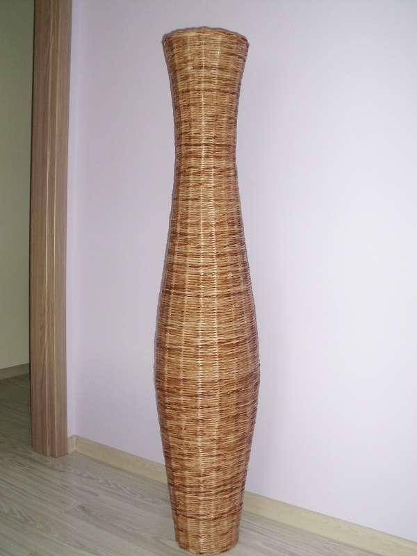váza na objednávku 140cm, Papierové pletenie váza na objednávku 140cm, Papierové pletenie, crky, 1