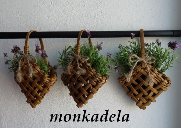 Bylinkové košíčky, Papierové pletenie Bylinkové košíčky, Papierové pletenie, monkadela, 1