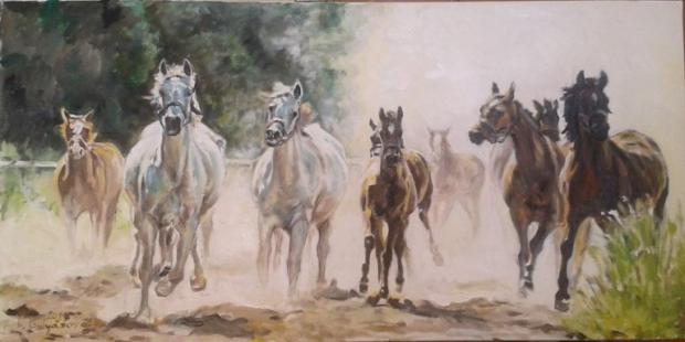stádo, Maľovanie, miag, 1