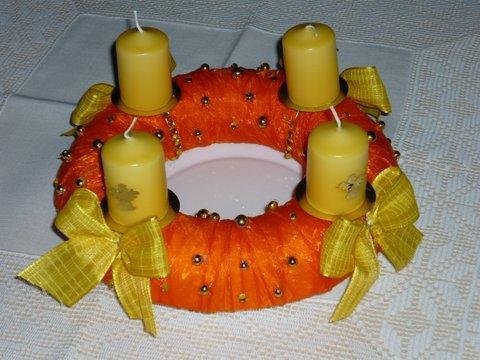 adventný venček oranž adventný venček oranž, Evavil., 1