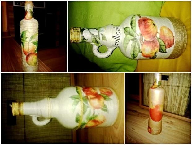 demižónik a fľašky, Servítková technika, janickal, 1