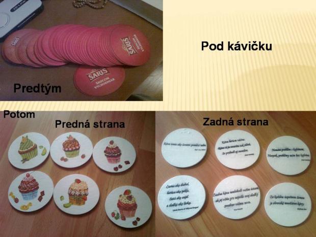 "podpivníky", Servítková technika, Petra 84, 1