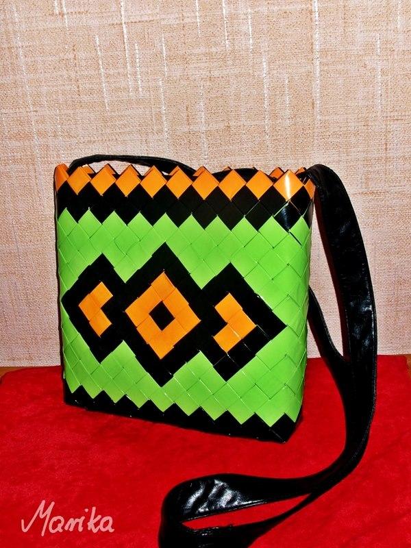 Green and orange, Papierové tašky, Marikas, 1