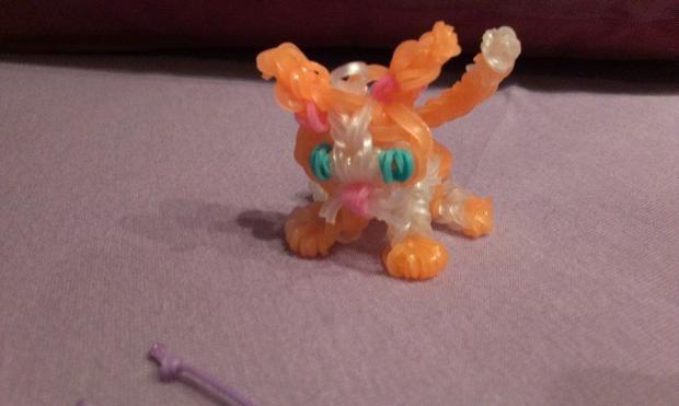 loom mačička, Gumičky - Loom bands, Kristína784, 1