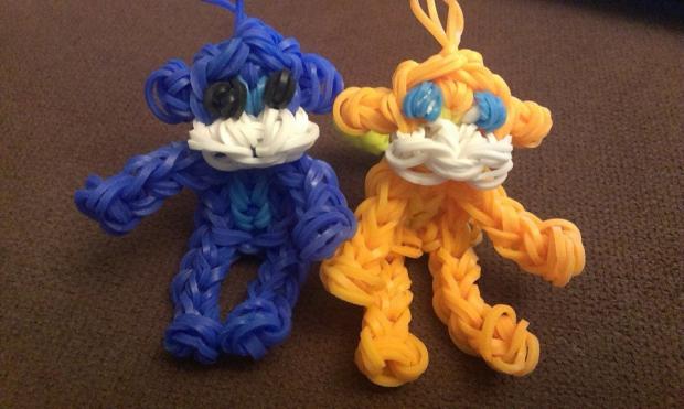 Loom opičky, Gumičky - Loom bands, Kristína784, 1