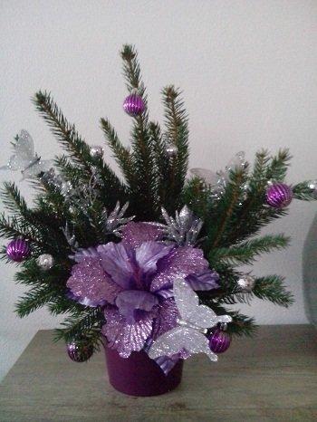 Vianočná ikebana, angell, 1