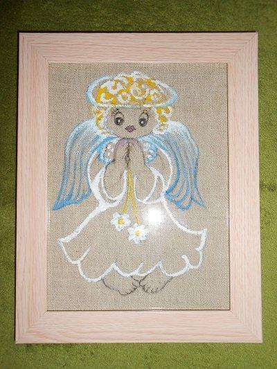 malovany anjelik, Maľovanie, Evonka, 1