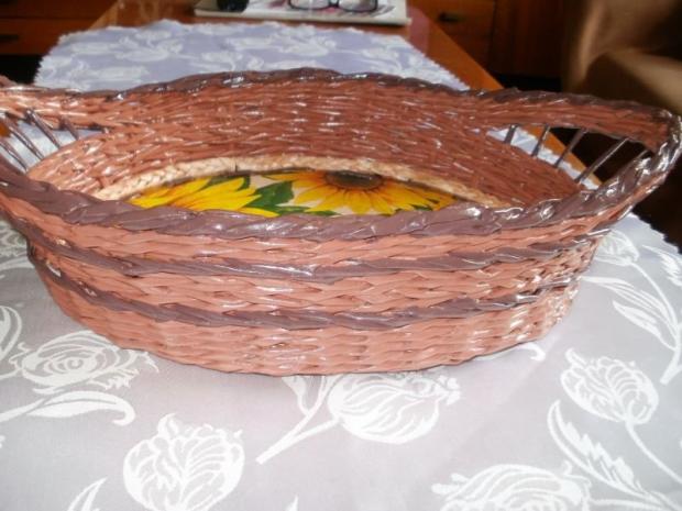 prvá ošatka, Papierové pletenie prvá ošatka, Papierové pletenie, milka60, 1