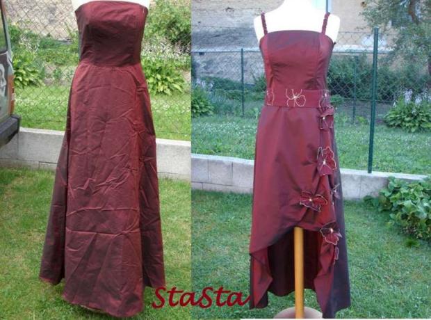 šaty pred a po úprave, Šitie šaty pred a po úprave, Šitie, marko100le STANKA, 1