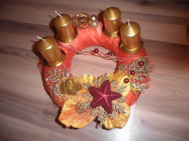 Adventný veniec 2011... môj tretí :), Aranžovanie, katka21, 1