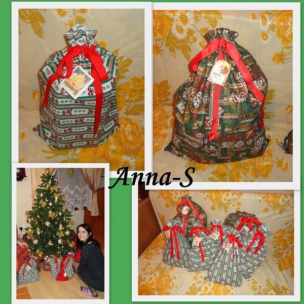 Vianočné vrecká, Šitie Vianočné vrecká, Šitie, Anna-S, 1