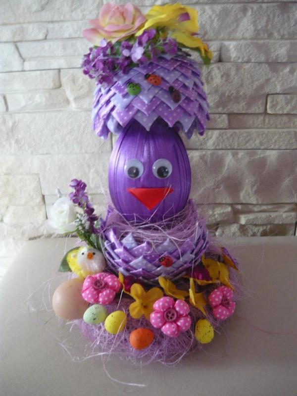Velkonočne vajička - v fialovej farbe, Falošný patchwork, marianna690, 1