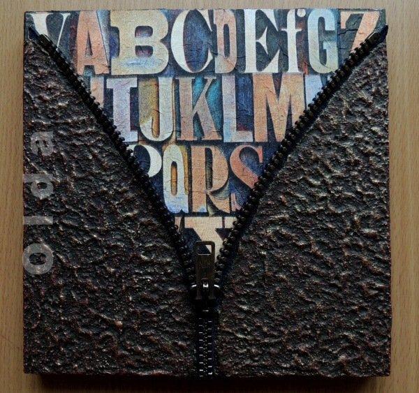 Obrázek - Rozepnutá abeceda, Servítková technika Obrázek - Rozepnutá abeceda, Servítková technika, rykroo, 1