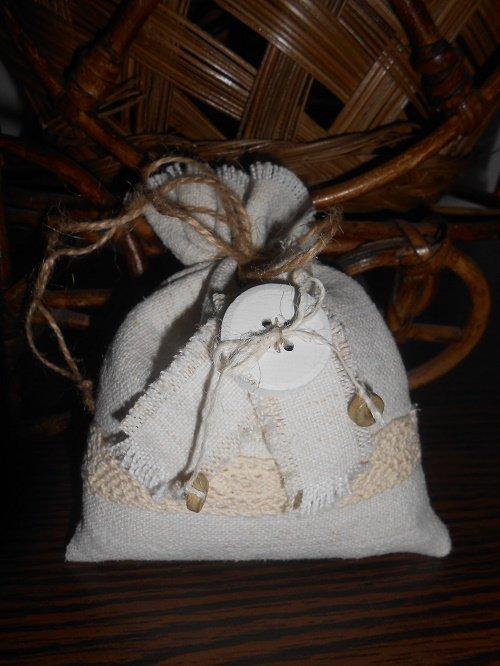 shabby chic vrecuska, Šitie shabby chic vrecuska, Šitie, Evonka, 2