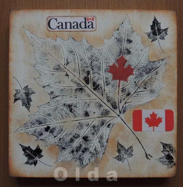 Obrázek Canada, Servítková technika Obrázek Canada, Servítková technika, rykroo, 1
