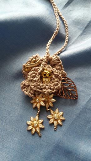 háčkovaný prívesok, Háčkovanie háčkovaný prívesok, Háčkovanie, Marushka, 1