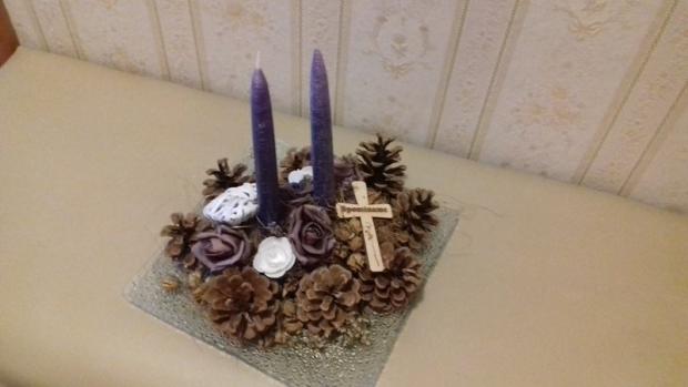 Ikebana na hrob, Aranžovanie, koty22, 1