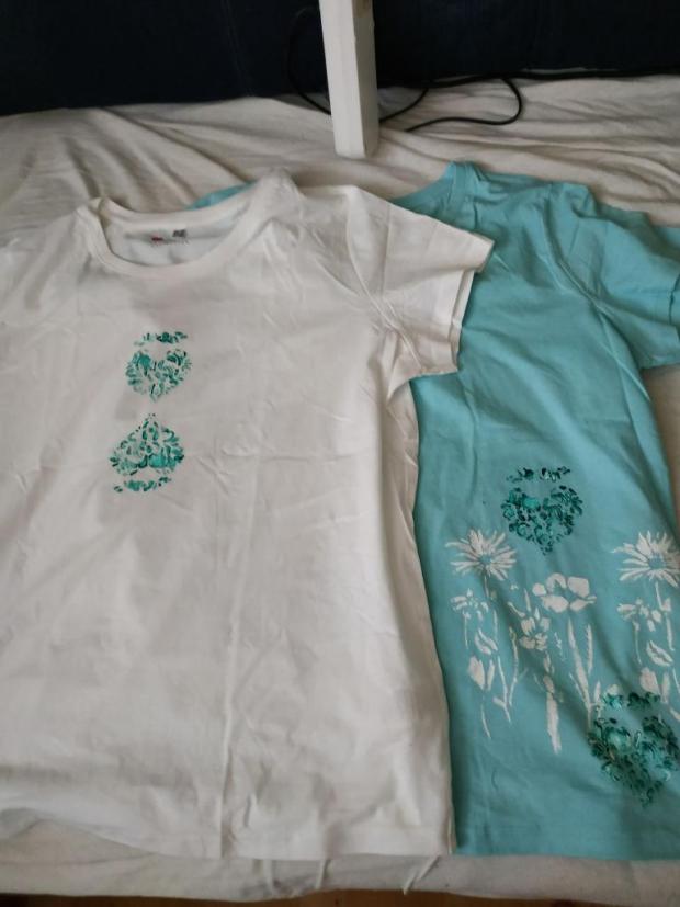 malovane tricko, Maľovaný textil, 4sassa4, 1
