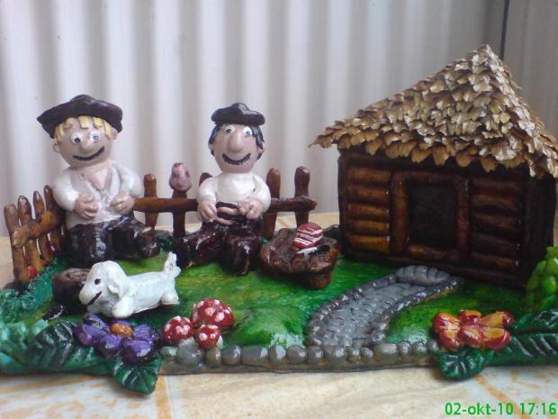 kubko a maťko :D zo slaneho cesta 2, Modelovanie, nikyju, 1