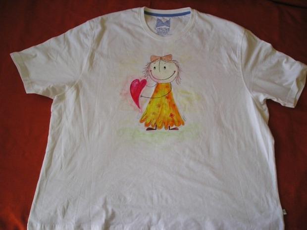 Kamarátom pre radosť, Maľovaný textil Kamarátom pre radosť, Maľovaný textil, malamargaretka, 1