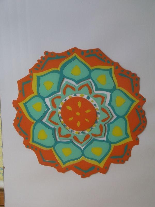 mandala šťastia, Maľovanie, natapka, 1