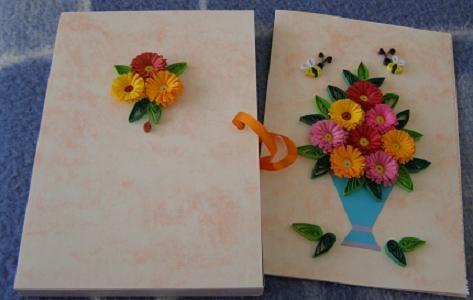 dnes dokončená, Pohľadnice, Scrapbook, Quilling, radkasos, 1