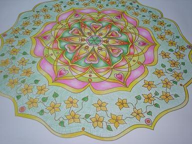 Mandala-kreslené ceruzkami, Maľovanie, Maria Mia, 1