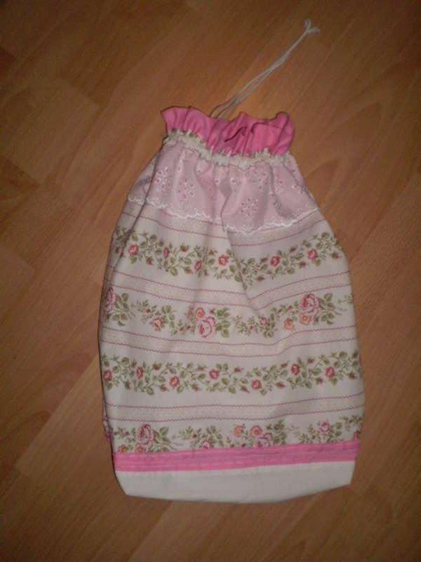 vreco na prádlo, Šitie vreco na prádlo, Šitie, mamka Danka, 1
