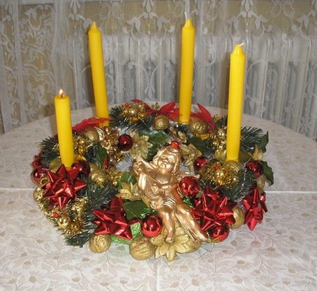 Adventný veniec z roku 2008 Adventný veniec z roku 2008, lidu, 1