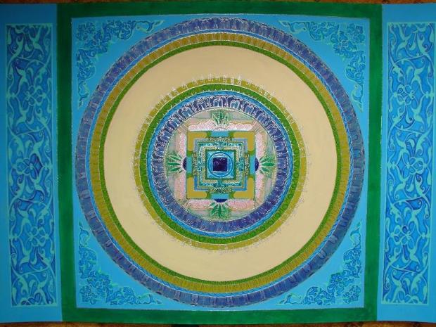 Mandala- dcérino tvorenie:-), Maľovanie, Maria Mia, 1