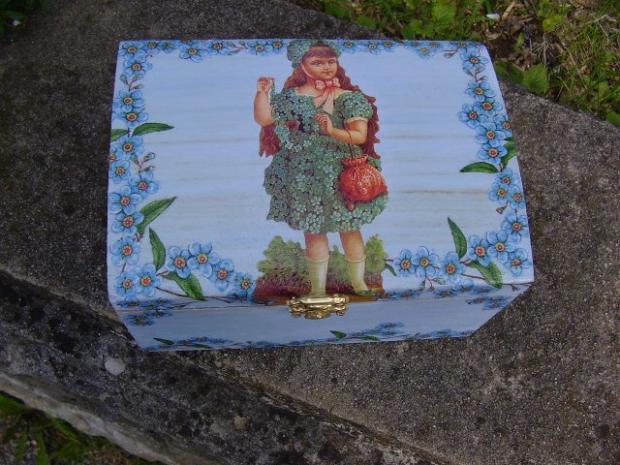 Nezabudkova -pre radost, Servítková technika, anzelik, 1