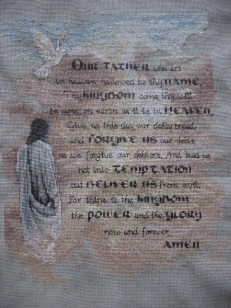 lord's prayer od dimensions, Vyšívanie, blumka, 1
