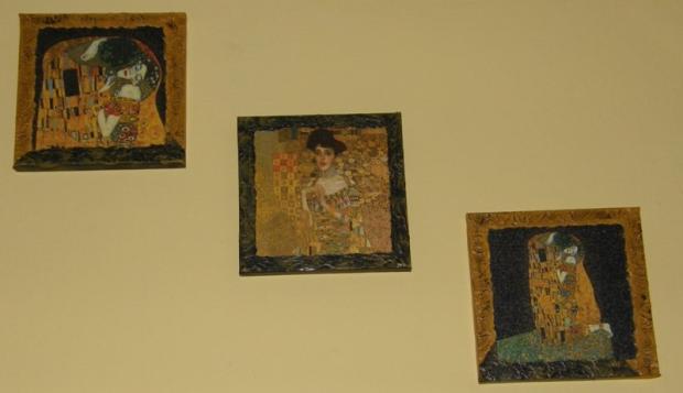 Klimt v mojom podaní, Servítková technika, karolína, 1
