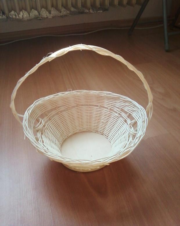 košíček, Pletenie z pedigu košíček, Pletenie z pedigu, dara1, 1
