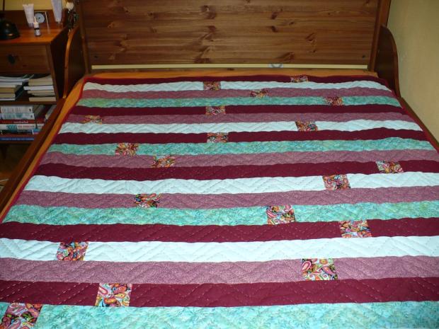 deka z pruhov, Patchwork, Cmarky, 1